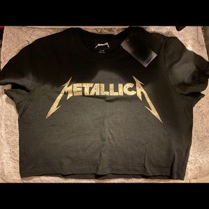 Metallica Crop Top